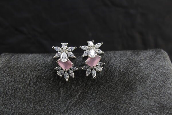 Silver plated AD Earrings - Image 5