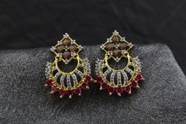 Gold plated AD Earrings