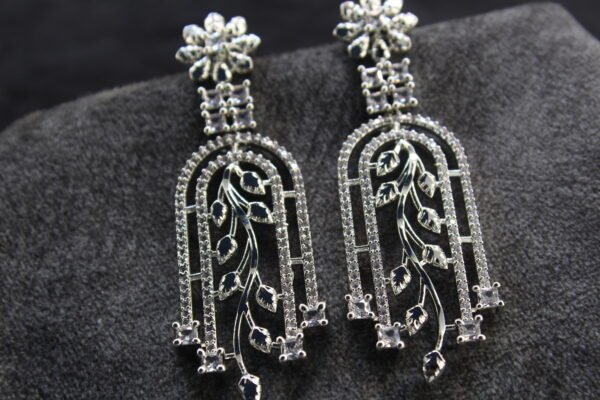 Long Heavy AD Earrings - Image 2